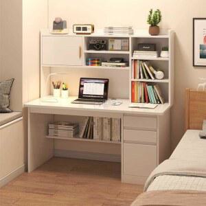 일자형 학생용 철제 학습용 타공판 거실 고등학생 책장 데스크 트윈책상 조립 책상