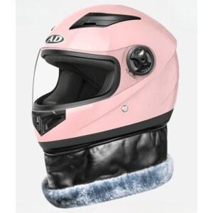 오토바이 방한헬멧 겨울용 디자인 사이즈 소녀 방풍 넥워머 혹한 가벼운 헬맷바람막이 커버