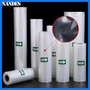 500cm/Rolls Sous Vide 보관용 식품 진공 가방 진공 실러 고기 과일 야채 용 포장 가방