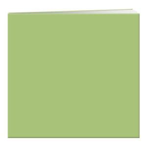 파이오니어 사진 앨범 MB-10P /PG 포스트 바운드 가죽 커버 메모리북, 12 x 인치, 배 그린