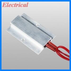 세라믹 PTC 항온 공기 전기 히터 가열 시트, 캐스트 알루미늄 플레이트, 50x35x7mm, 12V, 1 개