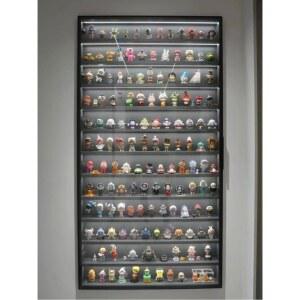 벽걸이 장식장 피규어 피규어 피규어장식장 프레임 선반 커버 전시대 미니피규어