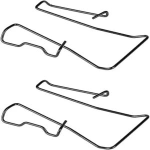 슈어 PGX1 SLX1 PG1 바디팩 UHF 무선 마이크 블랙용 금속 벨트 클립 2팩