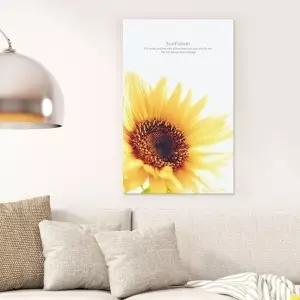 ( 출고옵션 - 25X25cm ) 금전운 캔버스액자 해바라기