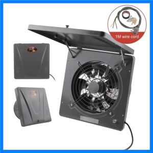 고속 배기 선풍기 주방 벽걸이 창문 추출기, 산업용 금속 파이프 10 인치