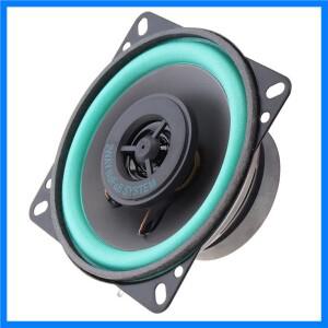 차량용 하이파이 동축 스피커 VO-402, 4 인치, 2 웨이, 100W, 자동 오디오 문짝 확성기, 범용 102x102mm