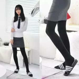 교복몰 TBZ 기모레깅스 스타킹 팬티스타킹 학생 겨울 여자 빅사이즈 스타킹 레깅스 융 압박 치마 기모