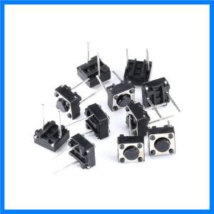 재치 푸시 버튼 스위치 12V 구리 2PIN DIP2 SMD 마이크로 6X6X5 4.3 5 5.5 6 7 8 9 10 11 13 15MM TV 장난