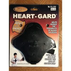 스트랩이 있는 마크워스 하트 가드 가슴 보호, 블랙