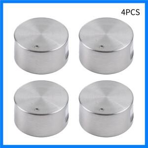 4Pcs 로터리 스위치 라운드 손잡이 가스 스토브 버너 오븐 주방 부품 가전 대 한 핸들