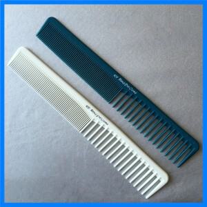 전문가용 정전기 방지 플랫 헤드 커터 빗  가위 헤어컷 브러시 살롱 도구 이발사 헤어 액세서리