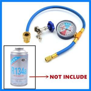 차량용 냉각 리필 키트, r134a 가스 에어컨 냉매 충전 도구