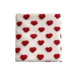 원단 부클 양면 후리스 하트 입체 덤블원단 푸들 플리스