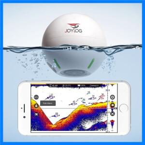 JOYLOG 스마트 소나 어군 탐지기 충전식 센서 40M 수심 에코 사운 더 감지 파인더 호수 바다 낚시 도구