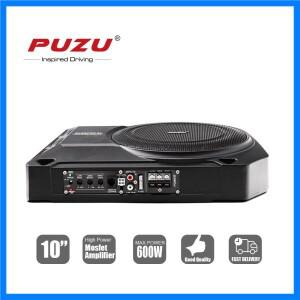PUZU-10 인치 자동차 시트 액티브 서브 우퍼, 알루미늄 케이스, 큰 출력 전력 600W