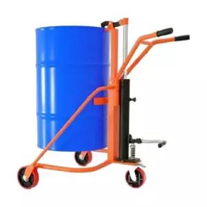 드럼통 집게 카트 유압 픽커 자키 리프트 핸들러 전용 수동 운반 휠 드럼 장치 드럼 나일론