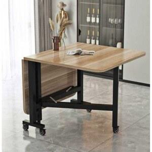 테이블 원목 접이식 라이트 가죽의자 수납테이블 부부 홈바테이블 홈바