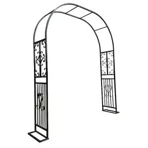 대문 정원 아치 식물 철제 넝쿨 야외 가든 지지대 터널형 장미