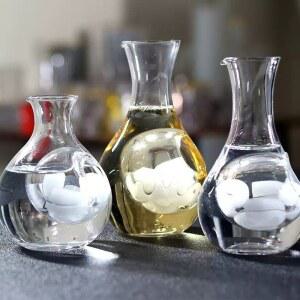 도쿠리 와인 사케 얼음물 유리 물병 술 사케디스펜서 사케잔 세트 중탕기 주기 술병