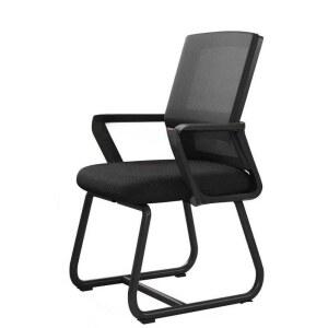 사무용 의자 바퀴 사무 상담용 사무용가구 허리편한 학원 컴퓨터 발받침 블랙 없는 데스크