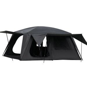 비달이도 4-6인용 캠핑 텐트, 3도어 2룸 대형 패밀리 캐빈 이중 방수 휴대용 글램핑 야외 하이킹 및 배낭여행을 위한 텐트