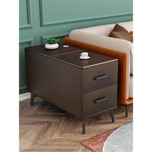 미니 좌식 화장대 LED 조명 서랍형 오크색 정리함 학생용 슬림 모델