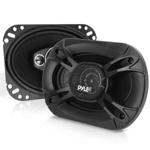 Pyle 3-Way 카 스테레오 스피커 6 오디오 8 패널 x 400W 3축 교체 퀵 도어/사이드 호환 마운트 - OEM 라우드 PL6183BK(페어) 차량 u201D 부품 프로