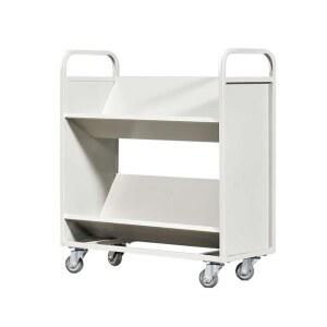 북트롤리 책수레 이동식 수레 서점 2단 북카트 북웨건