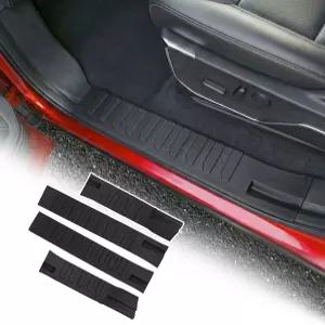 2021-2025 포드 F150 슈퍼크루 캡 내부 사이드 스텝 프로텍터 엣지 가드 자동차 도어 더스트 쉴드 커버