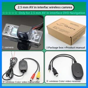 무선 FishEye HD 자동차 후방 카메라, 시트로엥 C5 4D X7 세단, 5D 해치백, SW 나이트 비전, 2.4 Ghz