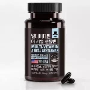 젠틀맨 멀티비타민 1250mg x [동신헬스케어] 어 리얼 60캡슐