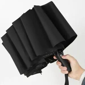 채움하우스 12K 전자동 3단우산 튼튼한 우양산 접이식 고급우산미니 남성용 양우산 가벼운양산 857130