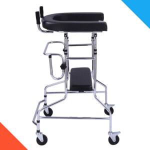 U자형보행 보행워커 걸음 장비 브레이크 가죽쿠션 바퀴 카트