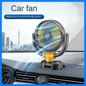 대형 트럭용 차량 장착 선풍기, 24V, 12V 냉장, 소형 밴, 싱글 헤드 강력한 무소음 자동차 전기 팬