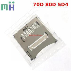 캐논호환 70D 80D 5D4 Mark IV SD 메모리 카드 리더 커넥터 슬롯 홀더 카메라 교체 수리 부품의 새로운 기