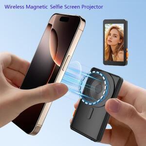 스마트폰 마그네틱 모니터 스크린 무선 휴대폰 프로젝터 후면 카메라 셀카 브이로그 라이브 스트림 비디오