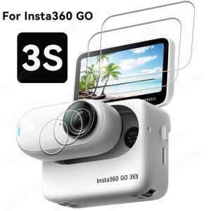Insta 360 GO 3S 액션 카메라 GO3S 케이스 액세서리 용 강화 유리 LCD 디스플레이 화면 보호기 렌즈 필름