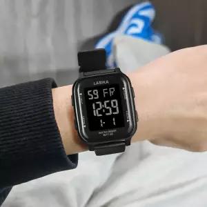 100m 12/24시간 시계 야광 시계(스테인 방수 백라이트 서포트 기능
