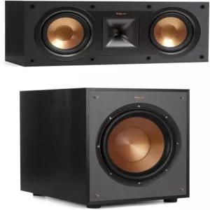 Klipsch R-100SW 300W 서브우퍼 R-52C 센터 스피커 포함