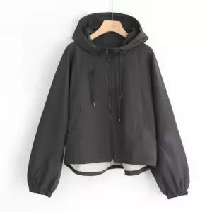 타노스여성 후드 간절기 데일리룩 카디건 올가을 캐주얼트렌드 집업 쇼트 KUK3