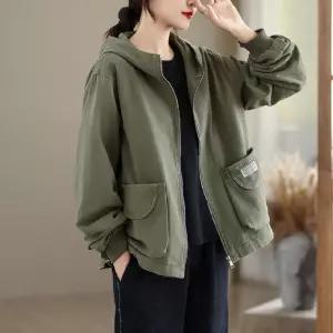 타노스여친 캐주얼 가디건 간절기 쇼트 상의 데일리룩 카디건 후드 KUK3