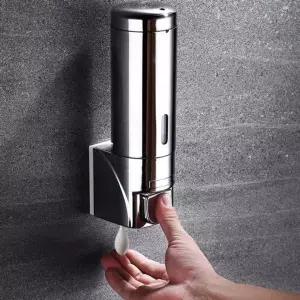 욕실용품 호텔 샴푸통 1구 스테인리스 물비누 디스펜서