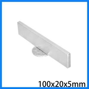 가정용 냉장고, 사무실용 100x20x5 스트립 블록 직사각형 자석