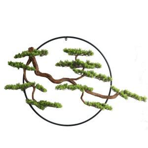 입체소나무 벽장식 인테리어 식당 펜던트 아트 소나무 전통 가든테리어 입체 현관 조형물