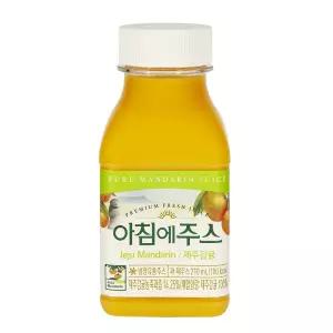 서울우유 아침에주스 제주감귤 210ml x 18입