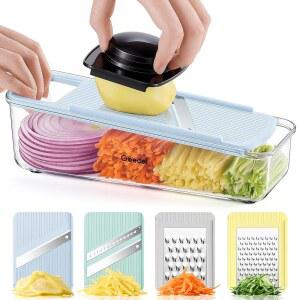 주방용 지델 프로페셔널 만돌린 슬라이서 다목적 야채 슬라이서 커터 채소 치즈용 커터 양파