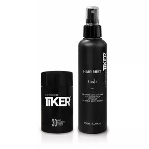 (Tiker)티커 흑채(분말형) 30g x 1개 + 고정미스트 150ml x 1개