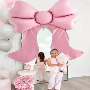 핑크 활 풍선 장식 생일 발렌타인 데이 파티 웨딩 사진 공주