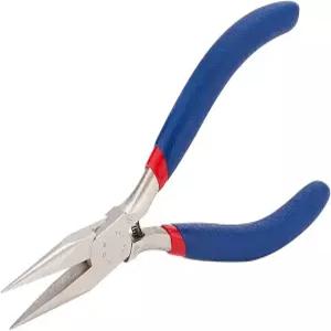 PH PandaHall 316 스테인리스 스틸 롱 플랫 노즈 플라이어 5.1인치 점프 링 마이크로 슬림 체인