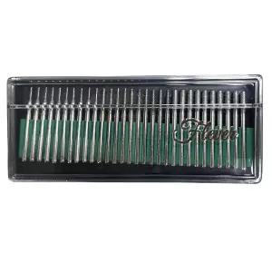 60 팩 다이아몬드 드릴 비트 1mm/2mm/3mm 주얼리 비치 바다 유리 껍질 보석 라피다리 20개 1mm/2mm/3mm.